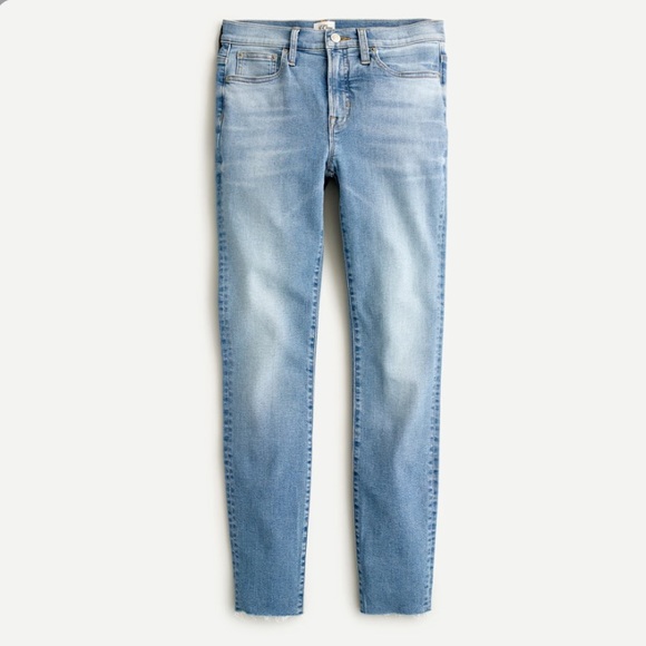 NWT Crew High-Rise Toothpick Jean in Hamden Wash